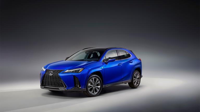 2025 Lexus UX 300h in a studio.